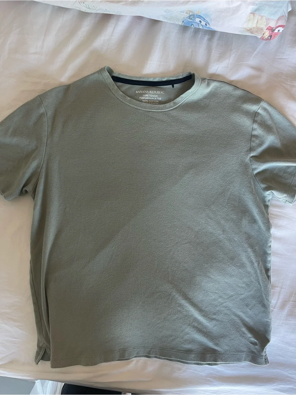 Banana Republic Men's Crew Neck T-Shirt in Sage Green